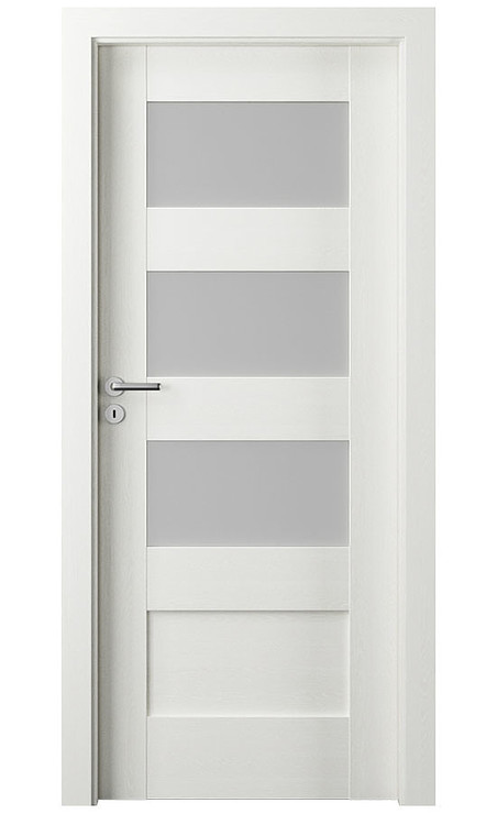 AKCE - Interiérové dveře VERTE PREMIUM A3 Portasynchro 3D WENGE WHITE