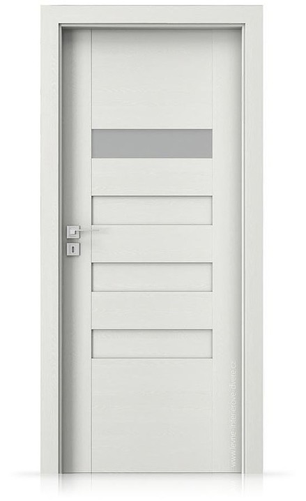 AKCE - Interiérové dveře Porta KONCEPT H.1 Portasynchro 3D WENGE WHITE