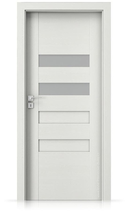 AKCE - Interiérové dveře Porta KONCEPT H.2 Portasynchro 3D WENGE WHITE