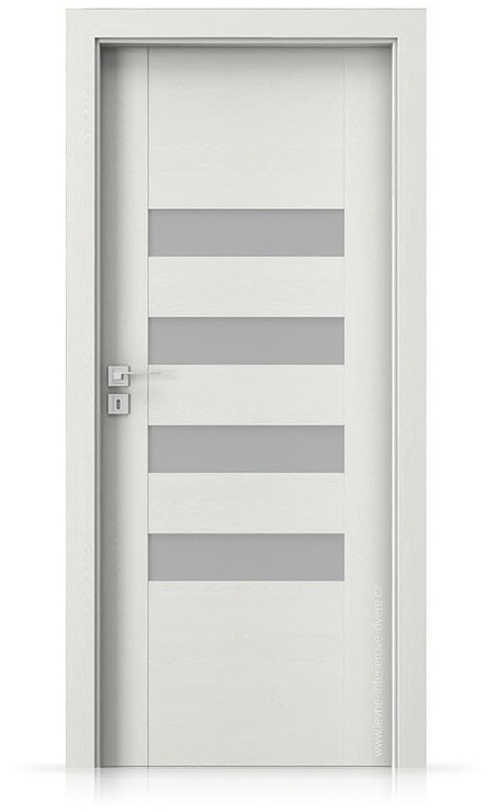 AKCE - Interiérové dveře Porta KONCEPT H.4 Portasynchro 3D WENGE WHITE