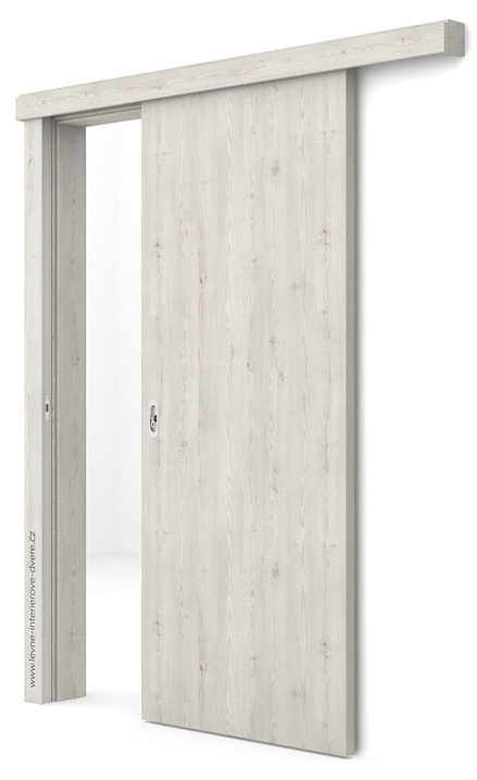 Posuvné dveře na stěnu (na zeď) Porta DECOR P Portasynchro 3D BOROVICE NORSKÁ