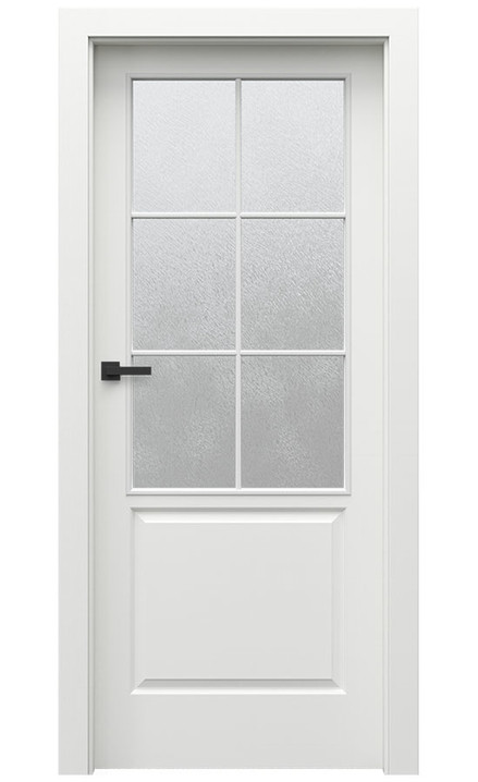 Interiérové dveře VÍDEŇ B Lak Standard BÍLÝ