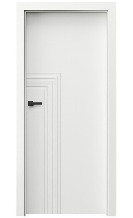 Interiérové dveře Porta ART DECO model 1 Lak UV Premium BÍLÝ
