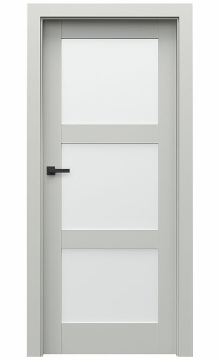 Interiérové dveře Porta GRANDE B.3 Akrylový lak UV ŠEDÝ