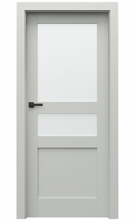Interiérové dveře Porta GRANDE D.1 Akrylový lak UV ŠEDÝ