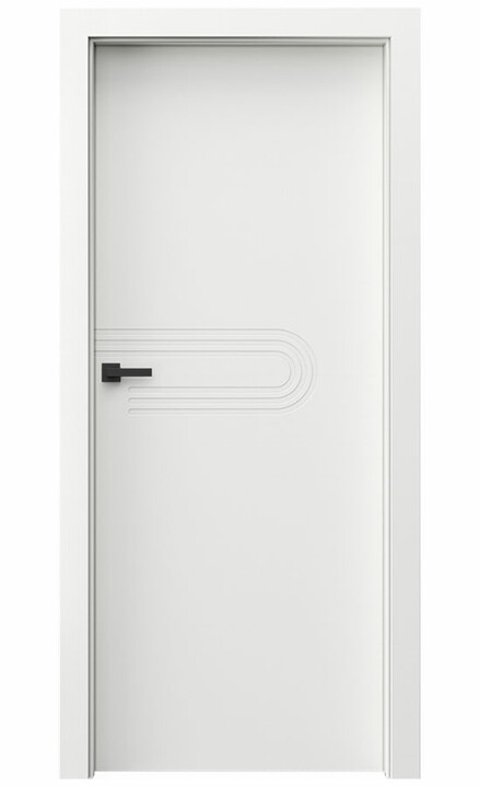 Interiérové dveře Porta ART DECO model 4 Lak UV Extra Plus BÍLÝ