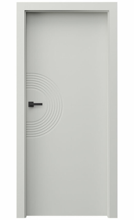 Interiérové dveře Porta ART DECO model 2 Lak UV Extra Plus ŠEDÝ