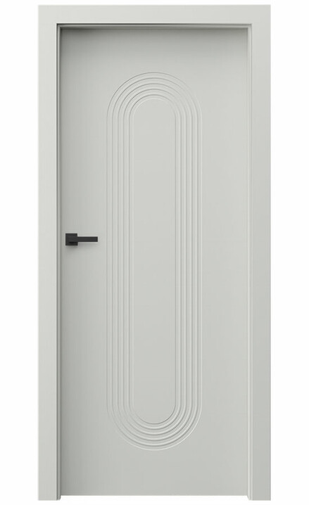 Interiérové dveře Porta ART DECO model 3 Lak UV Extra Plus ŠEDÝ