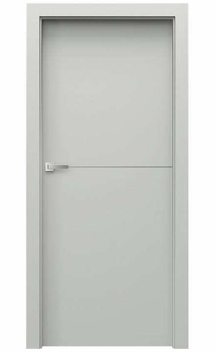 Interiérové dveře Porta DESIRE 3 Lak UV Extra Plus ŠEDÝ Stříbrné Intarzie